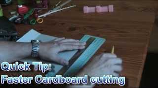 Quick Tip Faster Cardboard Cutting [upl. by Larrisa]