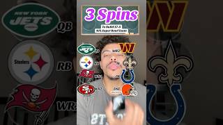 3 Spins for 170 NFL Super Bowl Team 🔥👀 nfl shorts [upl. by Dotty]