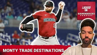 Potential Jordan Montgomery Trade Destinations Diamondbacks 2025 Zips Projections [upl. by Kohler26]