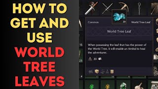 How to Get and Use World Tree Leaves in Throne And Liberty [upl. by Enialem942]