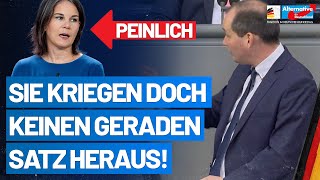 Norbert Kleinwächter arbeitet sich an Baerbock ab  AfDFraktion im Bundestag [upl. by Arac217]