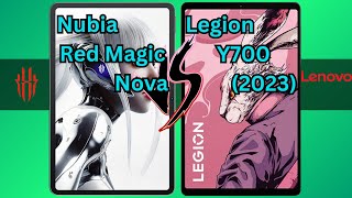 Red Magic Nova VS Lenovo Legion Y700 [upl. by Rumney236]