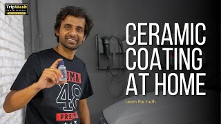 Ceramic coating at home [upl. by Werdnael613]