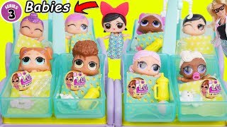 LOL Surprise Dolls Lil Sisters in Barbie Pediatrician Set [upl. by Nanny]