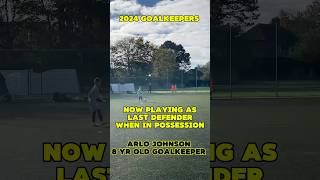 SKILLS 2024 goalkeeper expectations Arlo Johnson Goalie footwork in game [upl. by Rehpotirhc932]