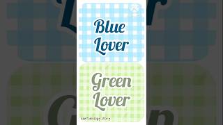 Blue lover vs green lover shorts viralshort cartonologystory [upl. by Aecila]