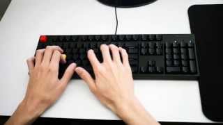 Typing Sound of the Filco Majestouch Ninja Tactile Action Mechanical Keyboard [upl. by Wylma572]