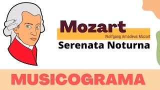 Serenata Noturna  Mozart  Musicograma de Músicas Clássicas para a Educação Infantil [upl. by Parrnell]