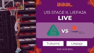 Tukums 2009 vs Liepaja 2009  BBBL boys U15 [upl. by Palgrave]