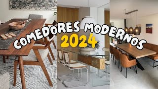 100 Ideas De Comedores Modernos 2024  Tendencia de Comedores [upl. by Denni]