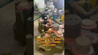 Collaborative Robots in Action Visual Positioning for Gluing collaborativerobots gluing fyp [upl. by Aisila]