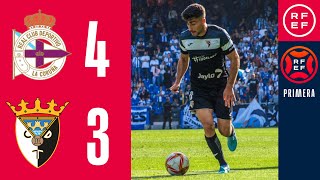 RESUMEN  RC Deportivo 43 CD Tudelano  PrimeraRFEF  Jornada 36  Grupo 1 [upl. by Awuhsoj]