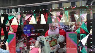 ProPalestine protesters force Myer to cancel Christmas window event [upl. by Bartholomeo313]