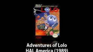 NES  Adventures of Lolo Music [upl. by Eissac]