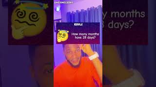 How many months have 28 days topfans viralvideoシ reelschallenge [upl. by Conte]