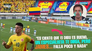 RELATOR argentino TIEMBLA de MIEDO minutos ANTES de que JAMES RODRÍGUEZ pateara el PENAL [upl. by Yecak]