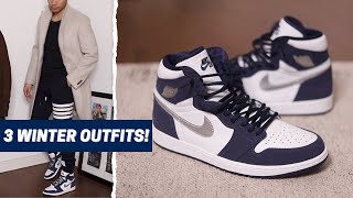 HOW TO STYLE JORDAN 1 MIDNIGHT NAVY 2020  Sneakers amp Style Review amp Outfits [upl. by Adeuga]