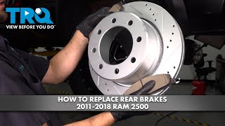 How to Replace Rear Brakes 20112018 RAM 2500 [upl. by Evars]