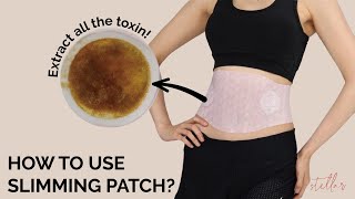 How to use slimming patch SpaGel Patch 42℃ [upl. by Krakow]