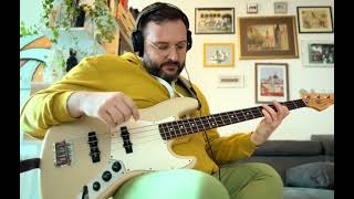 2003 Fender Jazz bass Highway 1 demo Thomastik Infeld flats [upl. by Torp]