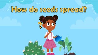 How do seeds spread What is pollination Pollination for kids  teaching pollination  plants ks2 [upl. by Walkling]