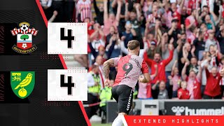 EXTENDED HIGHLIGHTS Southampton 44 Norwich City  Championship [upl. by Occor179]