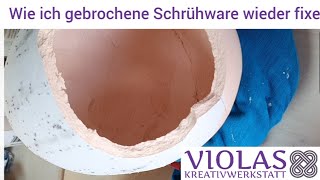 wie ich gebrochene Schrühware repariere [upl. by Giacamo]