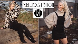 Rebellious Fashion Tryon Haul [upl. by Abbie]