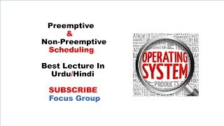 6 Preemptive amp NonPreemptive Scheduling Algorithm  OS  Lecture 4 in UrduHindi [upl. by Guttery]