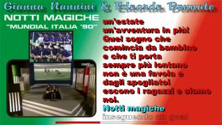 Gianna Nannini e Edoardo Bennato  Notti magiche Mundial Italia 90 [upl. by Ragnar]