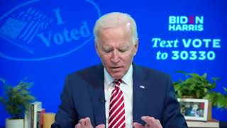 Joe Biden says hes built most extensive quotvoter fraudquot org in history [upl. by Nibla263]