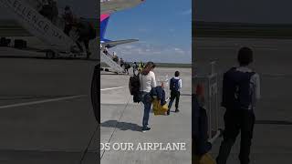 Iasi Romania Airport Wizz Air ✈️ boarding shorts aviation wizzair [upl. by Malia909]