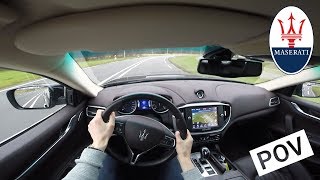 POV DRIVE Maserati Ghibli S Q4 411BHP Sound amp Accelerations [upl. by Hyacinthe]