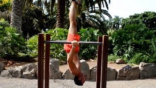 Algunos Trucos en Paralelas Dips  Street Workout [upl. by Ruhtua]