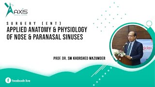 ENT  Applied Anatomy amp Physiology of Nose amp Paranasal Sinuses [upl. by Anett]