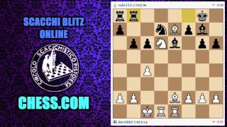 SCACCHI Partite Online 25  chesscom  Un Italiano un Serbo e una EstIndiana [upl. by Adlecirg]