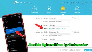 How to enable 5ghz wifi on tp link router [upl. by Eenolem]