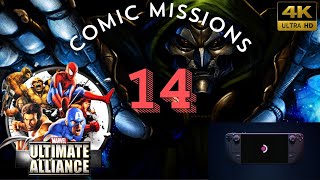 Marvel Ultimate Alliance 2016  COMIC MISSIONS 4k 60fps Playthrough Part14 PC Steam Deck [upl. by Dollie]