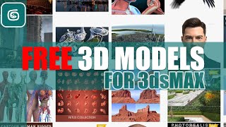 How to get FREE 3D Models for 3dsMAX [upl. by Amilas]