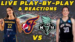 Indiana Fever vs New York Liberty  Live PlayByPlay amp Reactions [upl. by Lody]