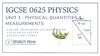 IGCSE Physics 0625  Unit 1  Physical Quantities amp Measurement Techniques [upl. by Federico]