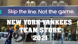 NEW YORK YANKEES TEAM STORE 2021 [upl. by Anerok]