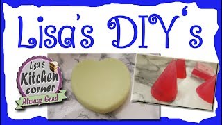 Lisas Seifen DIY  Wackelseife JellySoap und Badebomben [upl. by Kirsten]