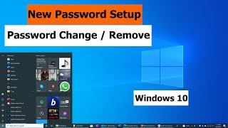 Windows 10 Password Setup [upl. by Belloir]