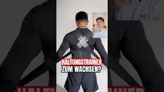 Wachsen durch Haltungstrainer🤯 gym fitnesstips posture [upl. by Adna]