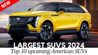 10 Largest New SUVs by American Carmakers for 20242025 Interior amp Exterior Walkaround [upl. by Nyrrad]