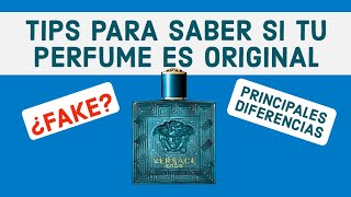 Versace Eros original vs Fake Principales maneras de diferenciarlos [upl. by Paradies]