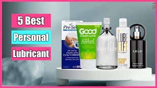 5 Best Personal Lubricant 2024 – Water Based Pre Seed amp Fertility Friendly Lubricants [upl. by Acirretal]