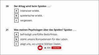 Mit Erfolg zum B2 Goethe 2024  ÖSD Zertifikat B2 Lesen  Deutschübungs B2 mit Lösungen [upl. by Tiernan]