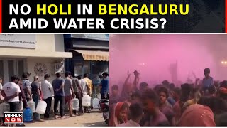 Bengaluru Water Board Issues Advisory Amid Crisis BWSSB Says No To Holi Celebrations  Latest News [upl. by Juley]